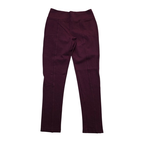 Mudd FLX Stretch 24/7 Leggings Womens Medium Purple Casual‎ Athleisure - Picture 1 of 9